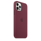 Silicone Case Original With MagSafe and Splash Screen Apple iPhone 12 / 12 Pro Plum