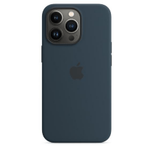 Silicone Case Original With MagSafe and Splash Screen Apple iPhone 13 Pro Abyss Blue