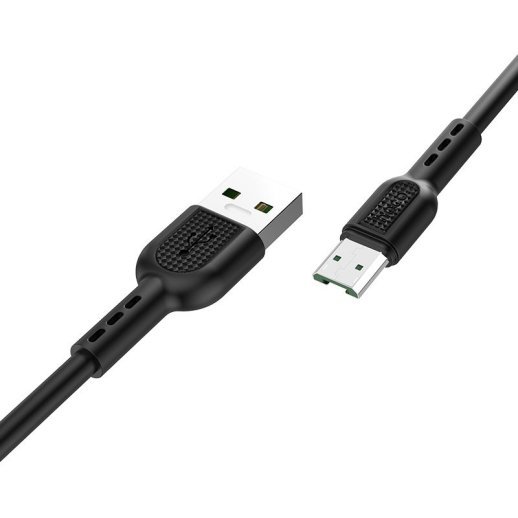 USB кабель HOCO X33 4A USB - micro USB 1M ЧОРНИЙ