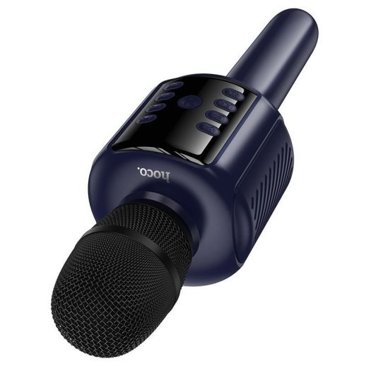 Мікрофон караоке HOCO L24 "Shine", blue