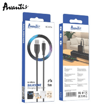 USB Cable Avantis AC-87m Silicone Micro Black