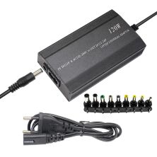 Універсальний зарядний пристрій для ноутбука AC/DC 120W з 10 перехідниками (A)