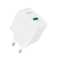 Мережевий зарядний пристрій HOCO CS12A QC3.0 USB 18W, БІЛИЙ