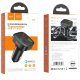 FM трансмітер HOCO E59 Bluetooth з швидкою зарядкою USB QC 3.0 18W + USB FLASH з гучним зв'язком
