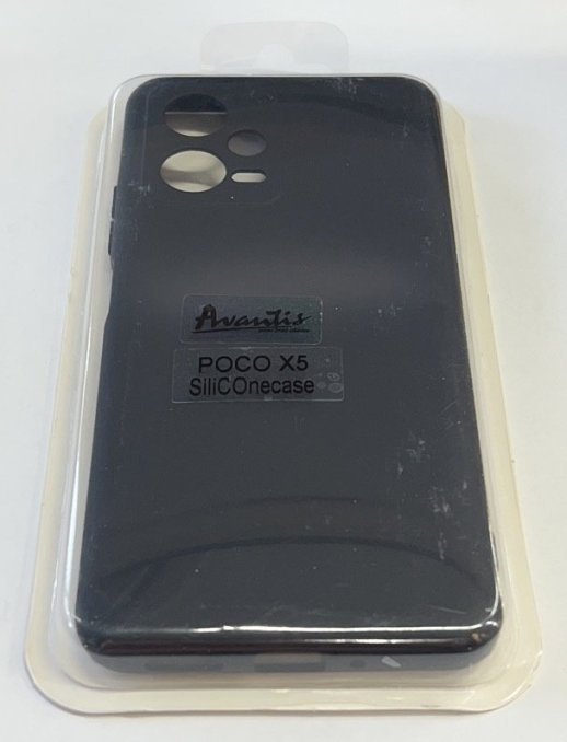 Avantis Full Silicone case Xiaomi Redmi Note 12 5G/Poco X5 5G Maroon