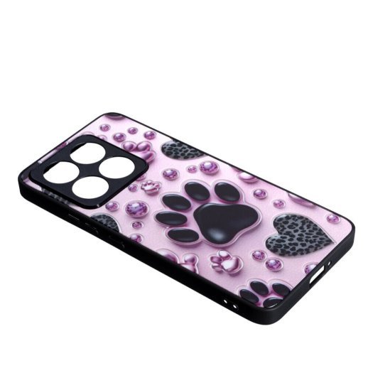 Накладка Fashion Mix для Xiaomi 14T Pink Paws