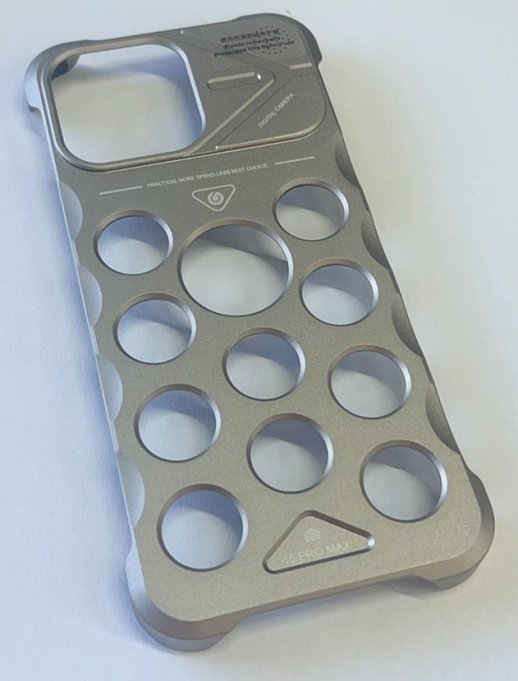 Case Aluminium CELL for Apple Iphone 16 Pro Max Gold