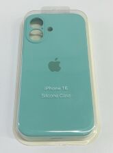 Чехол Silicone Case Copy Apple iPhone 16 Square Ise Blue 17
