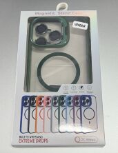 Чехол Magnetic Stand and Magsafe Apple Iphone 16 ProMax Dark Green