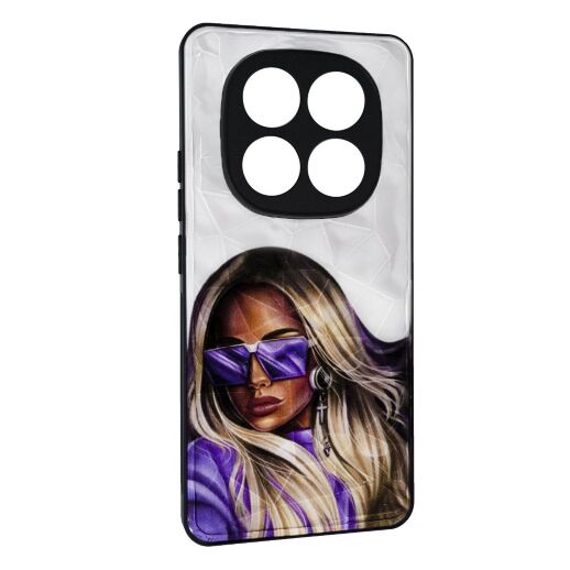 Накладка Prisma Ladies New для Xiaomi Redmi Note 14 Pro (5G) / Poco X7 Purple glasses