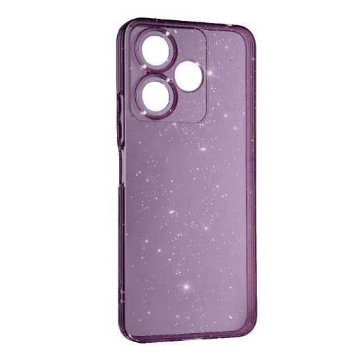 Силікон Clear Shine для Xiaomi Redmi 13/Poco M6 Violet