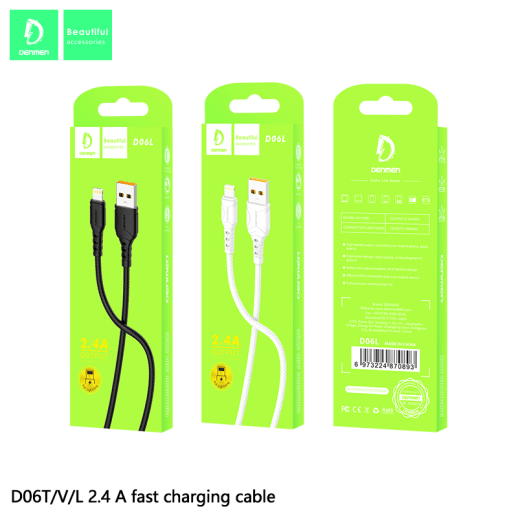 Кабель USB Denmen D06L USB - Lightning