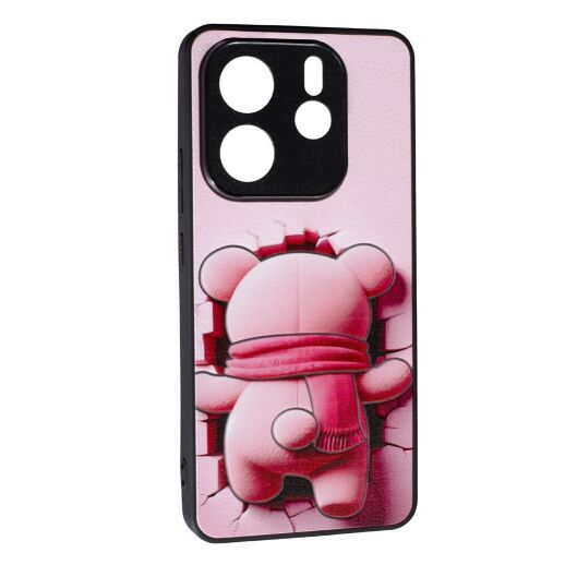 Накладка Fashion Mix для Xiaomi Redmi Note 14 (5G) Pink Bear