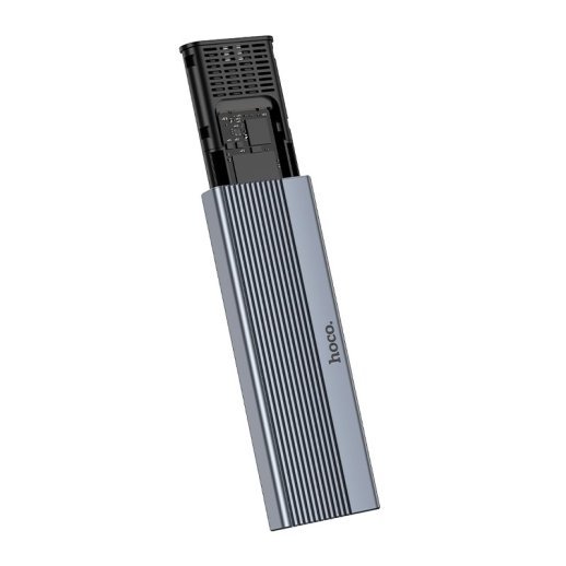 Кишеня для жорстких дисків HOCO HB47 M.2 SSD USB 3.1 / 6Gbps / max 4TB, сірий