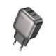 Мережевий зарядний пристрій BOROFONE BAS54A TYPE-C PD 20W + USB QC3.0, чорний