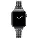 Ремінець металевий стрази SMART BUCKLE TWO LINE APPLE WATCH 38 | 40 MM №1