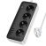 Мережевий подовжувач HOCO AC21 3*USB + Type-C + 4*Socket 3 метри, чорний