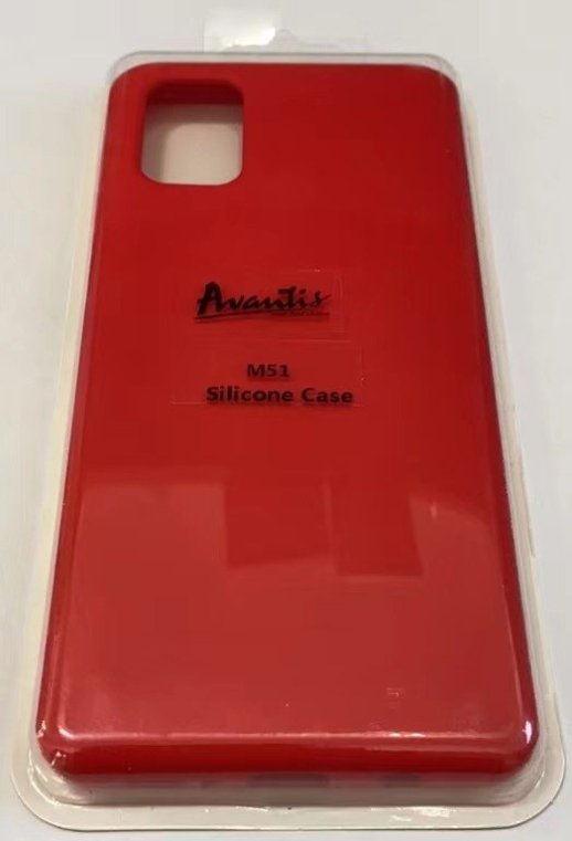 Avantis Full Silicone Case Samsung M51 Pink