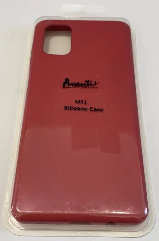 Avantis Full Silicone Case Samsung M51 Pink
