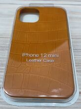 Чохол Croco Leather Apple iPhone 12 Mini Yellow