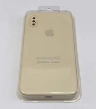 Чохол Silicone Case Copy Apple iPhone X / Xs Square Lactic 20 (Молочный)