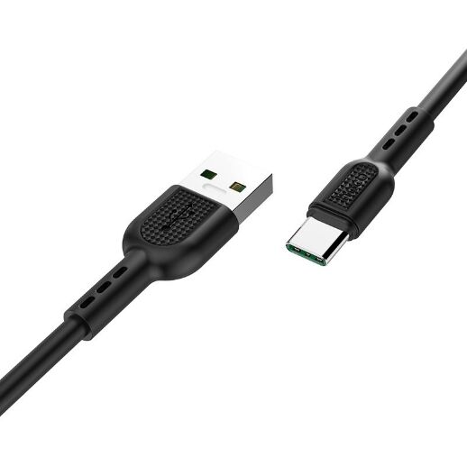 USB кабель HOCO X33 5A USB - Type-C 1M ЧОРНИЙ