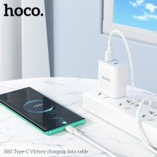 USB кабель HOCO X83 USB - Type-C 1 метр, білий
