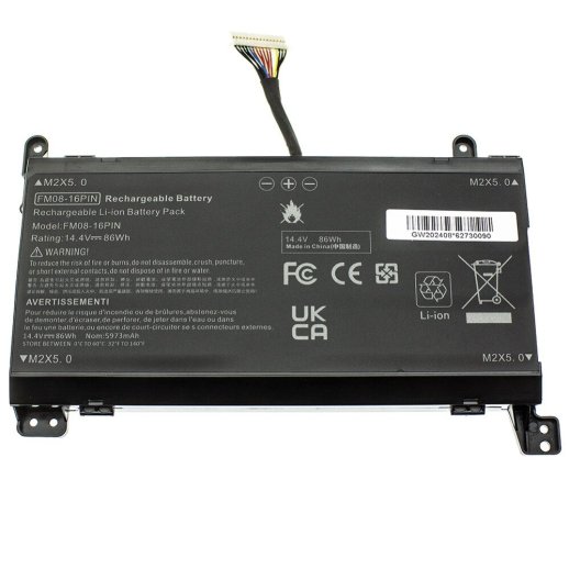 Акумуляторна батарея до ноутбука HP Omen 17 (FM08) 14.4V 5973mAh, 16 pin