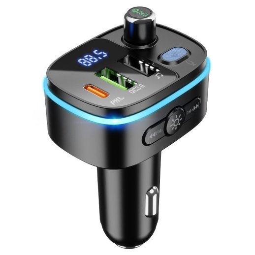 FM трансмітер HOCO E62 Bluetooth з швидкою зарядкою 20W 2USB + TYPE-C 3.1A з гучним зв'язком