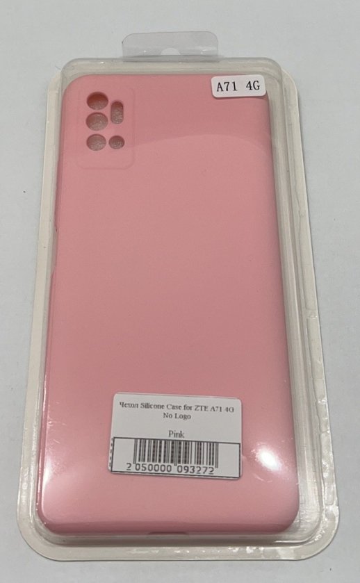 Чохол Silicone Case for ZTE A71 4G No Logo White