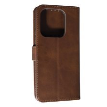 Чохол-книжка "Business" для Xiaomi Redmi Note 14 (4G) (UA/EUROPE) Dark Brown Cat