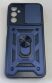 Armor Case With Curtain for Samsung A14 Dark Blue
