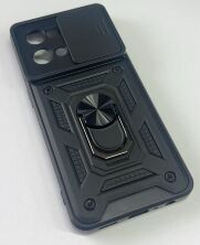 Armor Case With Curtain for Oppo Reno7 4G Чорний