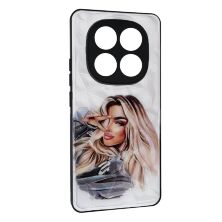 Накладка Prisma Ladies New для Xiaomi Redmi Note 14 Pro Plus (5G) Girl in a hoodie