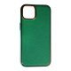 Накладка Leather New для Apple iPhone 13/14 Green