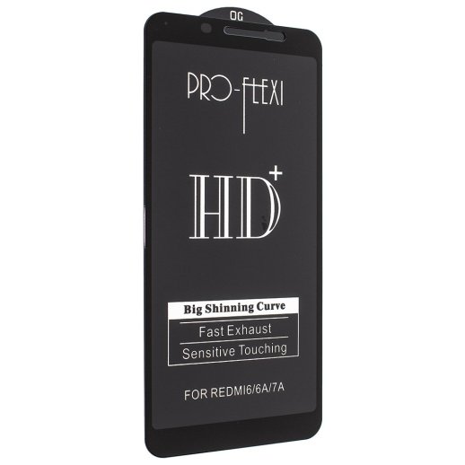 Захисне скло PRO-FLEXI HD+ XIAOMI Redmi 7A | 6A | 6 ЧОРНИЙ