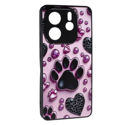 Накладка Fashion Mix для Xiaomi Redmi Note 14 (5G) Pink Paws