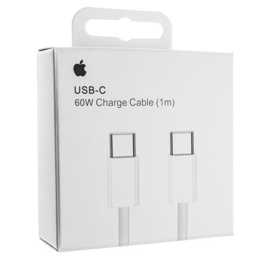 Кабель USB-C для iPhone Type-C - Type-C MQKJ3ZM/A Model A2795 1 метр 60W ткань в упаковке