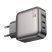 Мережевий зарядний пристрій BOROFONE BAS56A 2 TYPE-C PD 45W + USB QC3.0, чорний