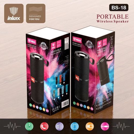 Портативна колонка INKAX BLUETOOTH BS-18