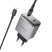 Мережевий зарядний пристрій BOROFONE BN21 Lena PD 40W (2×USB-C) + кабель Type-C - Lightning (iP), EU