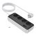 Мережевий подовжувач HOCO AC22 PD 20W (3×USB / 1×Type-C / 4×Socket), 1,5 м, чорний