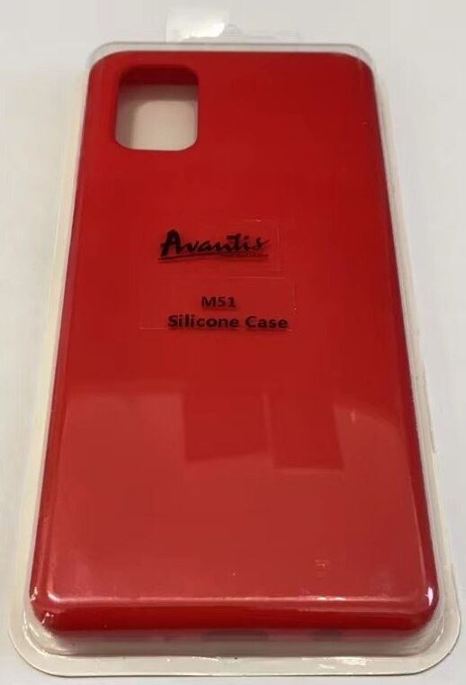 Avantis Full Silicone Case Samsung M51 Red