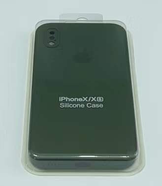 Чохол Silicone Case Copy Apple iPhone X / Xs Square Light blue 3