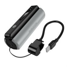 Power Bank Borofone BJ87 magnetic 5000mah, чорно-сірий