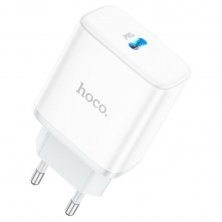 Сетевое зарядное устройство HOCO C104A PD20W, белый