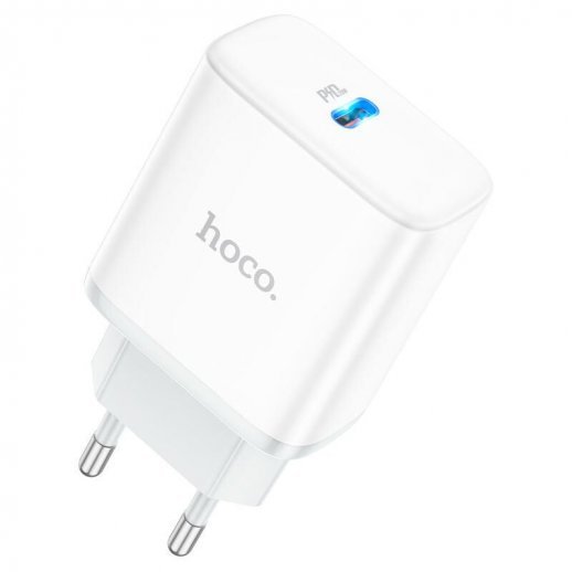 Сетевое зарядное устройство HOCO C104A PD20W, белый