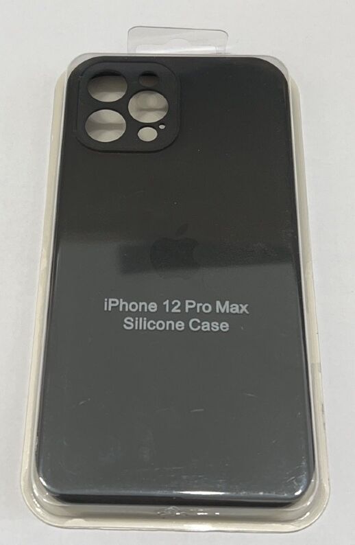 Чохол Silicone Case Copy Apple iPhone 12 Pro Max Square Dark Grey, 28
