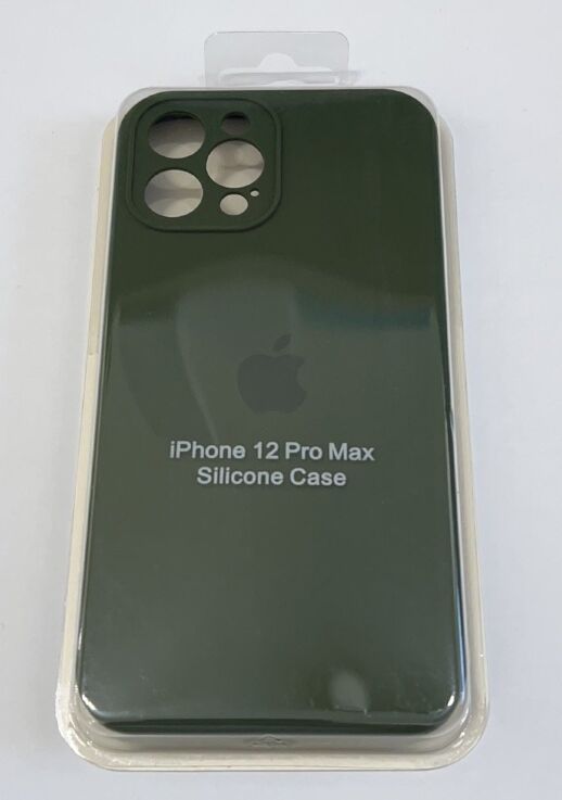 Чохол Silicone Case Copy Apple iPhone 12 Pro Max Square Dark Grey, 28