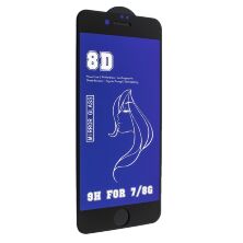 Защитное стекло для телефона 8D MIRROR APPLE IPHONE 7 | 8 ЧЁРНО-СИНИЙ